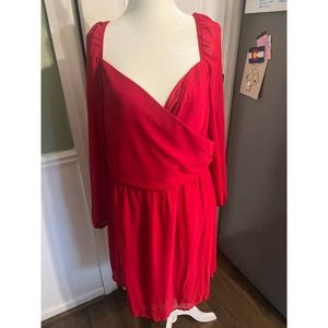 Nwt womens holiday event dress long sleeve size 4xl